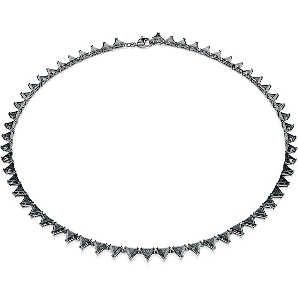 Amazon.com: SWAROVSKI Tennis Deluxe Necklace Cz White One
